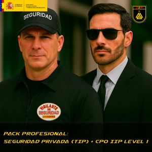 Pack Profesional: Seguridad Privada (TIP) + CPO IIP LEVEL 1