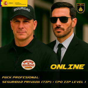 Pack Profesional: Seguridad Privada (TIP) + CPO IIP LEVEL 1 [ONLINE]